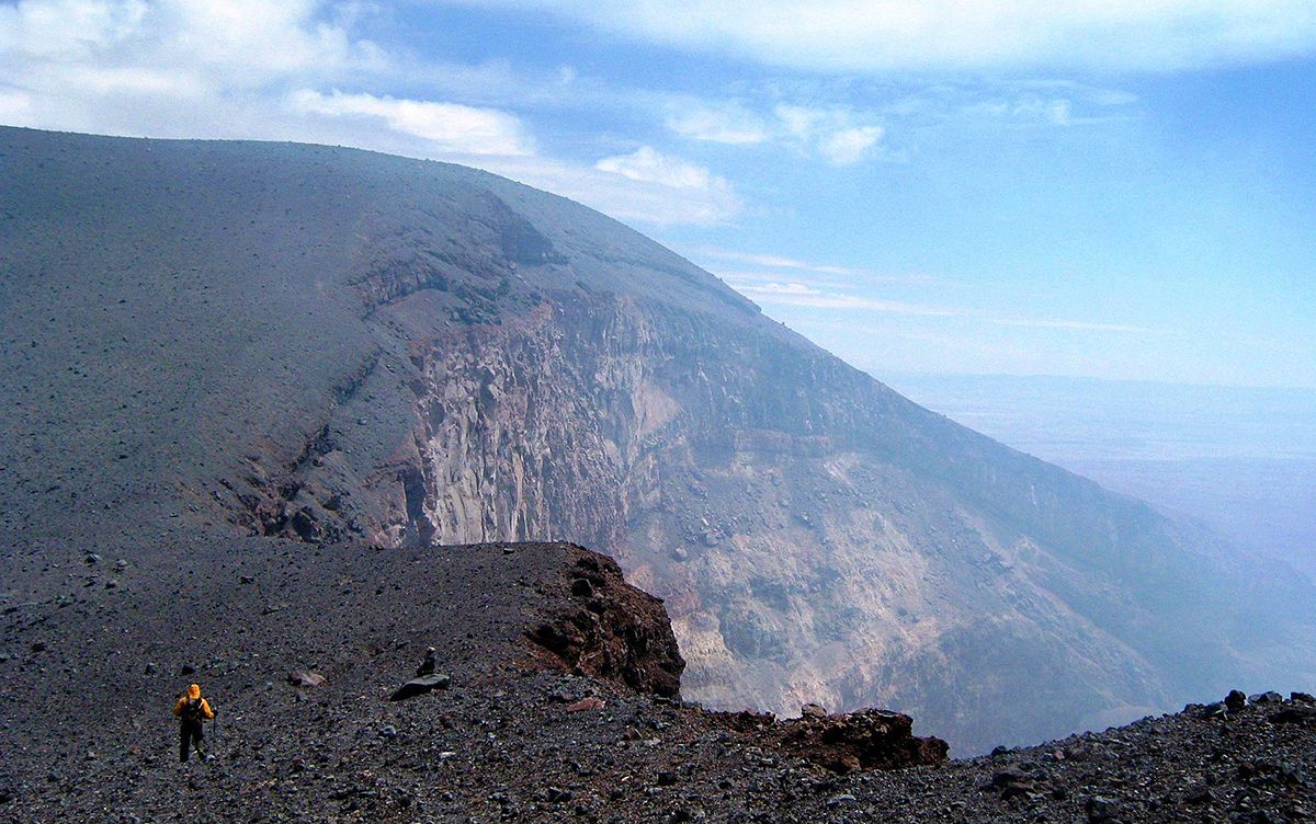 Crater del volcan Lascar