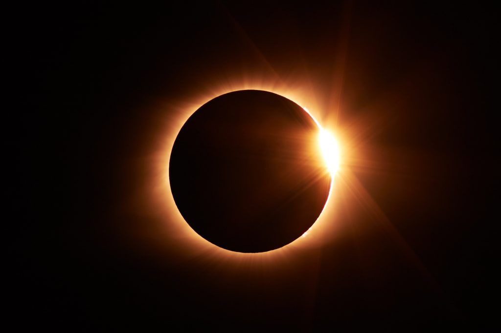 Fotografía de eclipse total solar