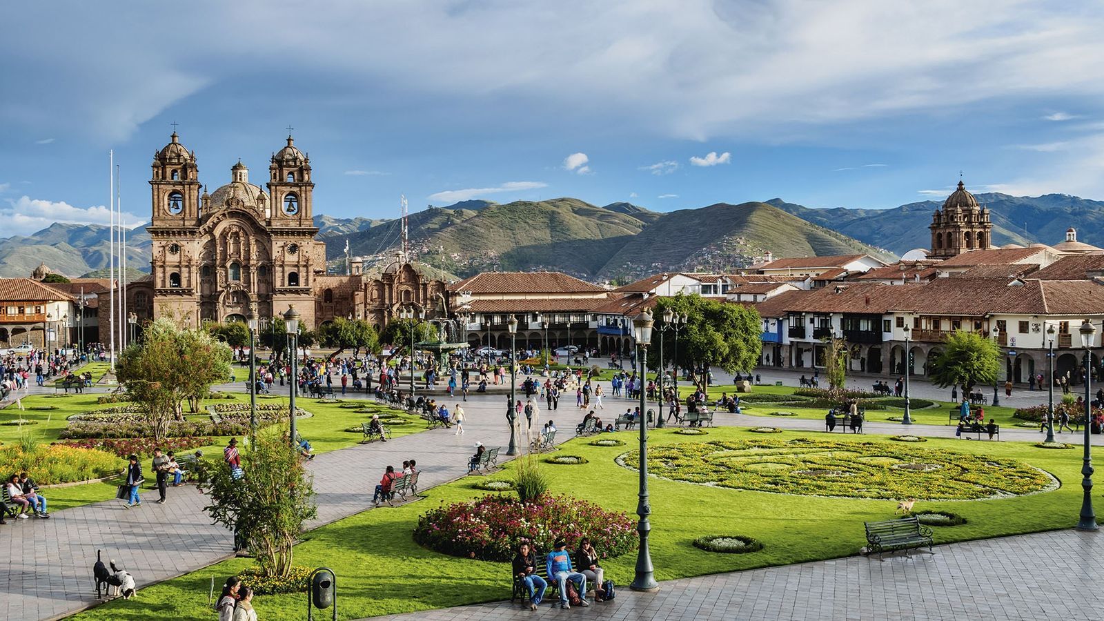 Centro de una ciudad colonial