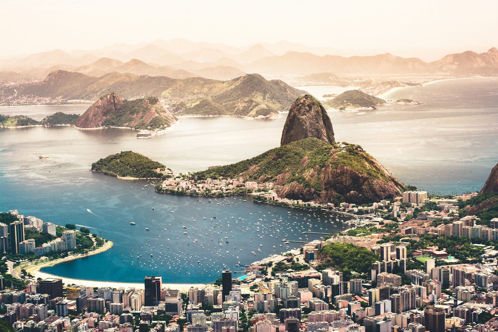 vista aerea de ciudad en rio de janeiro
