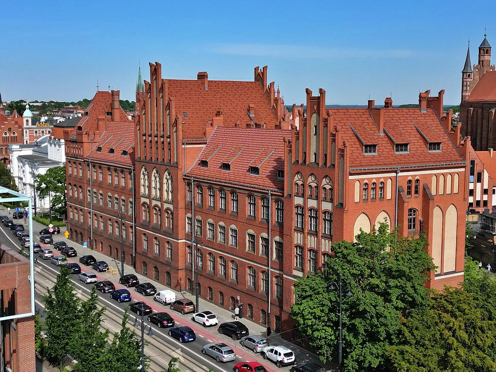 Arquitectura europea de una universidad en Cracovia